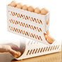 2026 Egg Holder for Fridge, Upgraded 4 Tiers Automatic Rolling Egg Dispenser, No Assembly Required Easy V1258-DP02-F-39