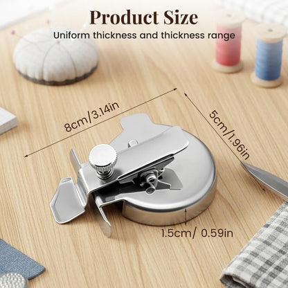 Adjtable Magnetic Seam Guide | Multi-Purpose Sewing & Quilting Guide with Round Edge & Adjtable Clip | Magnet V1258-DP02-F-392