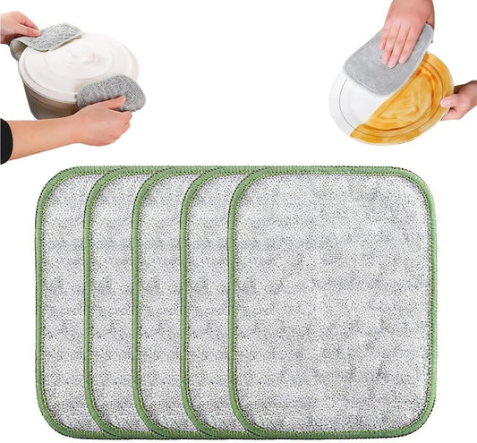 Multipurpose Wire Dishwashing Rags for Wet and Dry, Wire Scrubber Cloths for Kitchen, Reable Wire Miracle V1258-DP02-F-395