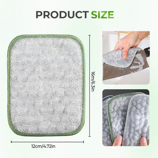 Multipurpose Wire Dishwashing Rags for Wet and Dry, Wire Scrubber Cloths for Kitchen, Reable Wire Miracle V1258-DP02-F-395