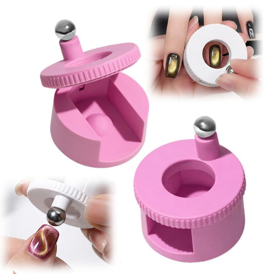 2026 New Rotating Cat Eye Magnet, Beginner-Friendly Nail Tool with Magnetic Force, Easy DIY Glossy Cat Eye V1258-DP02-F-400