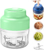 2026 Upgrade Electric Garlic Chopper, Mini Portable B Charging Food Processor & Vegetable Chopper, Veggie V1258-DP02-F-414