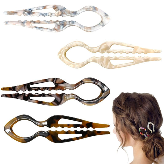 Hair Clip for Women Girls, 4.3 Inch Large Claw Clips, Matte Hair Clip with No-Slip Grip for Hair and Long V1258-DP02-F-422