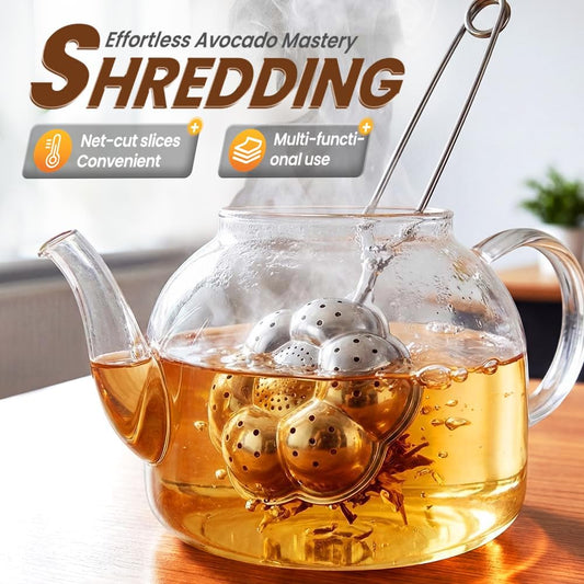Tea Ball Tea Infer for Loose Leaf Tea, 304 Stainless Steel Fine Mesh Tea Strainer with 2 Styles (Spring V1258-DP02-F-427