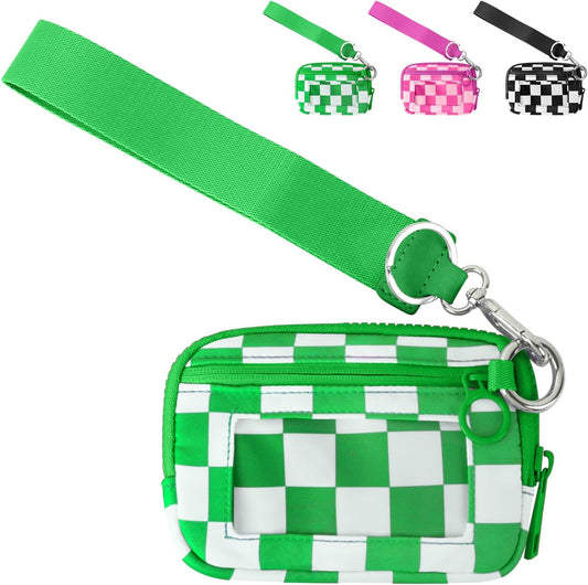 The Iris' Wallet Wristlet Pouch 2nd Gen for Women/Men,Iris Carry All Wallet Zip Card Case with ID V1258-DP02-F-450