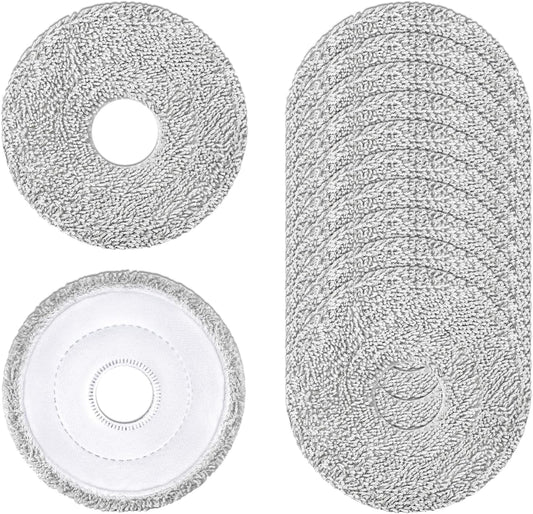 12 Pack Replacement Mop Pads for Dreame L40 Ultra/X40 Ultra/X50 Ultra/L50 Ultra/L10S Ultra/ L10s Pro Ultra V1258-DP02-F-487