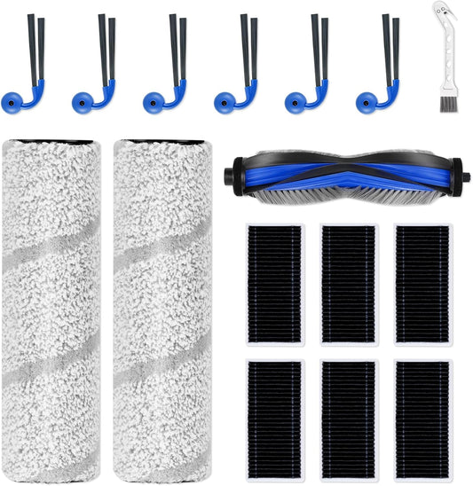 15Pcs Replacement Accessories Compatible with Ecovacs Deebot X11 Pro Omni / X11 OmniCycloneRobot Vacuum V1258-DP02-F-491