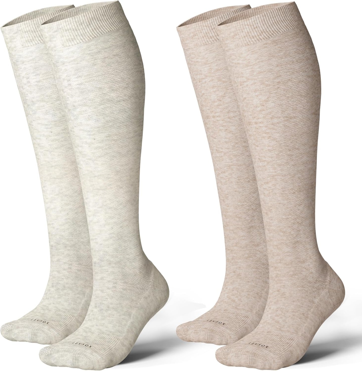 Cotton Compression Socks for Women&Men 20-30mmHg Knee High Cute Support Sock for Nurses Pregnancy Travel V1258-DP02-F-498