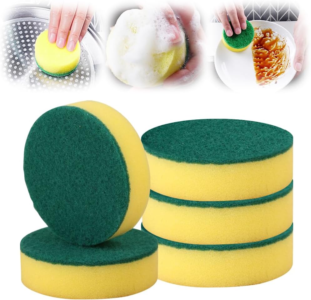 Multi-Purpose Heavy-Duty Sponge Brush Head for Household Cleaning (5 pcs) V1258-DP02-F-50