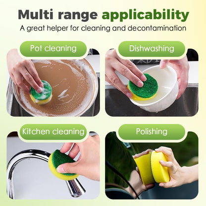 Multi-Purpose Heavy-Duty Sponge Brush Head for Household Cleaning (5 pcs) V1258-DP02-F-50