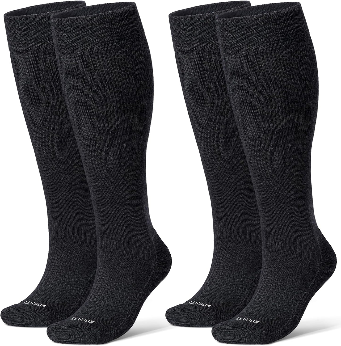 Bamboo Viscose Graduated Compression Socks for Women&Men - Chioned Knee-High 20-30 mmHg Support Socks V1258-DP02-F-507