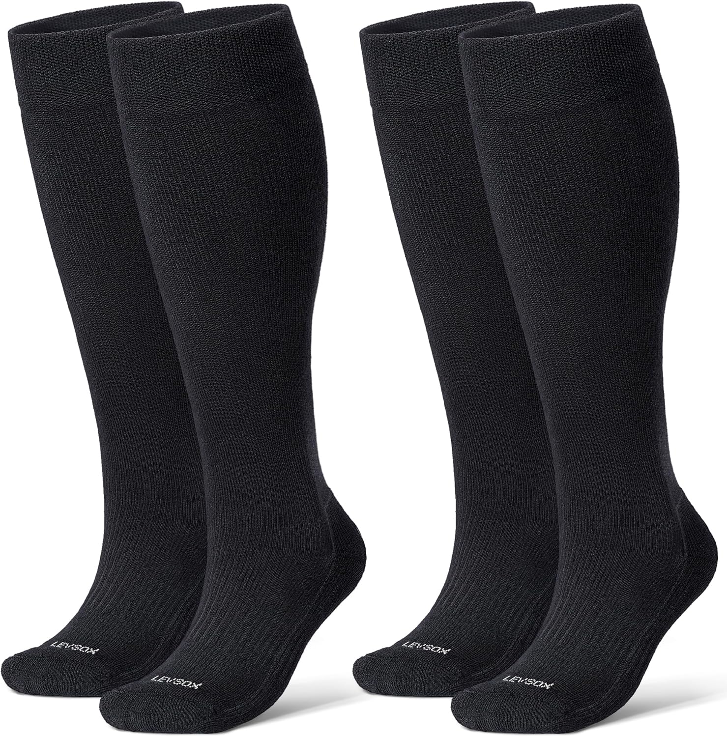 Bamboo Viscose Graduated Compression Socks for Women&Men - Chioned Knee-High 20-30 mmHg Support Socks V1258-DP02-F-507