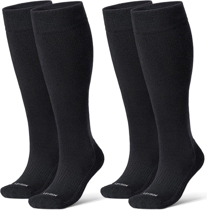 Bamboo Viscose Graduated Compression Socks for Women&Men - Chioned Knee-High 20-30 mmHg Support Socks V1258-DP02-F-507