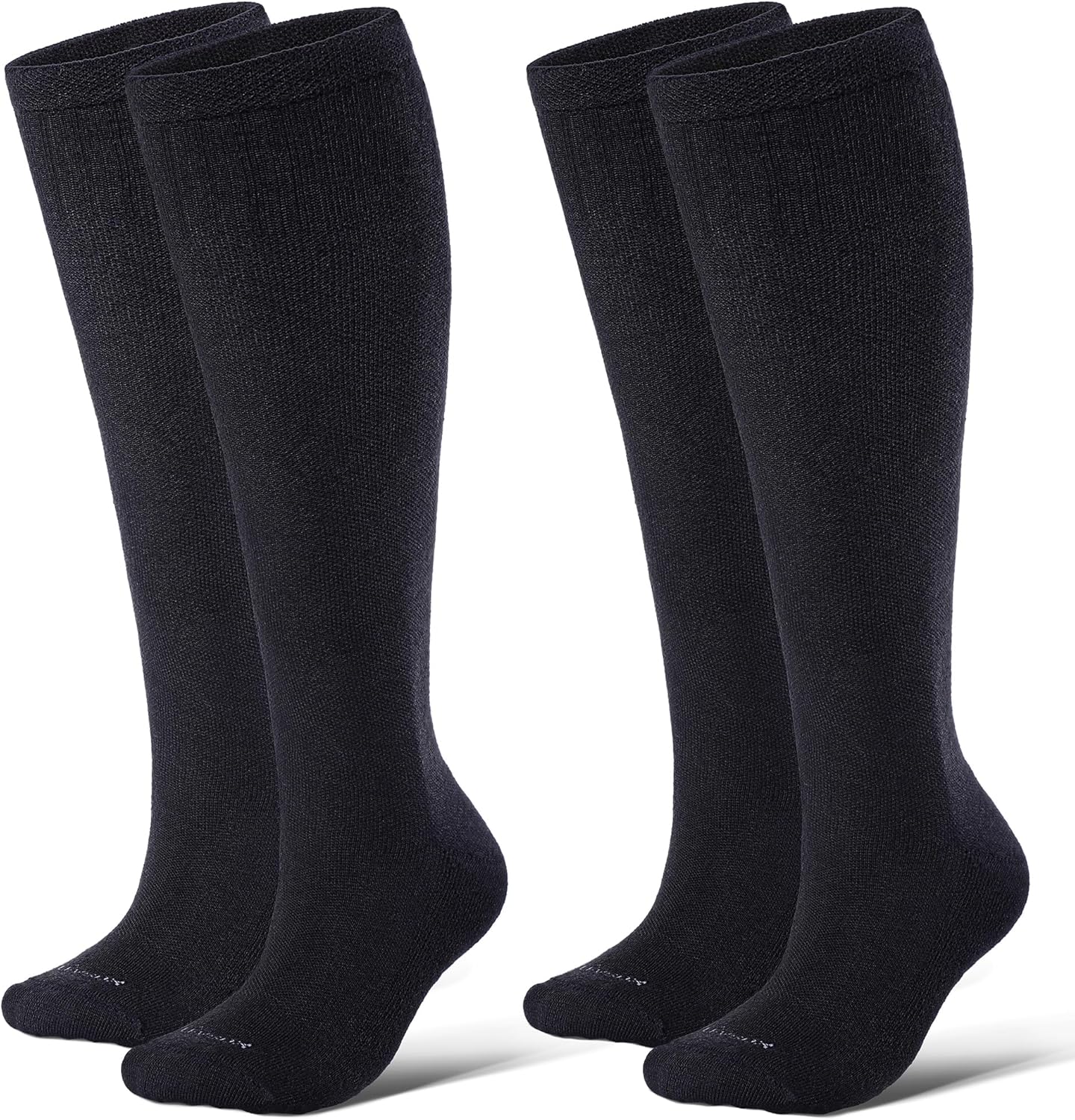 Thick Merino Wool Compression Socks for Women and Men 20-30mmHg Knee High Support Socks for Flying Nurses V1258-DP02-F-509
