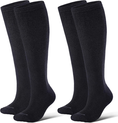 Thick Merino Wool Compression Socks for Women and Men 20-30mmHg Knee High Support Socks for Flying Nurses V1258-DP02-F-509