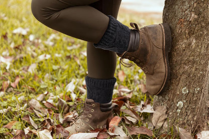 Slipper Socks for Women with Grippers Non Slip, Sherpa Lined Slipper Socks V1258-DP02-F-513
