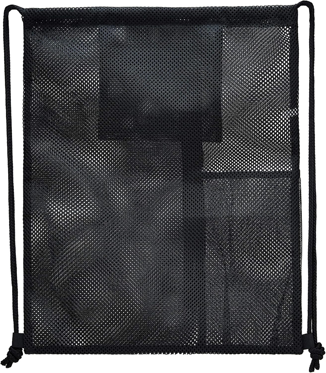 Heavy Duty Mesh Drawstring bag for Soccer Ball, Beach Toys -Drawstring Backpack Sports Gym Bag V1258-DP02-F-527