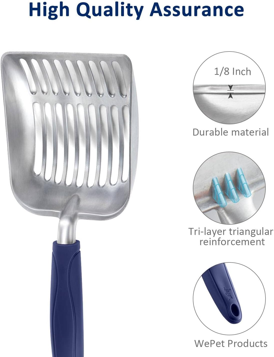 Dual Size Cat Litter Scooper Combo Set for Easy Cleanup V1258-DP02-F-539