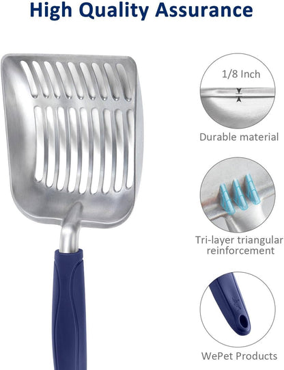 Dual Size Cat Litter Scooper Combo Set for Easy Cleanup V1258-DP02-F-539