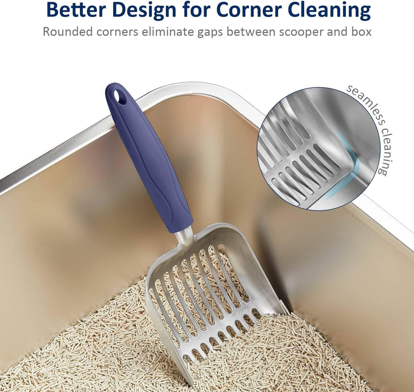 Dual Size Cat Litter Scooper Combo Set for Easy Cleanup V1258-DP02-F-539