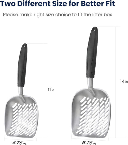 Dual Size Cat Litter Scooper Combo Set for Easy Cleanup V1258-DP02-F-539