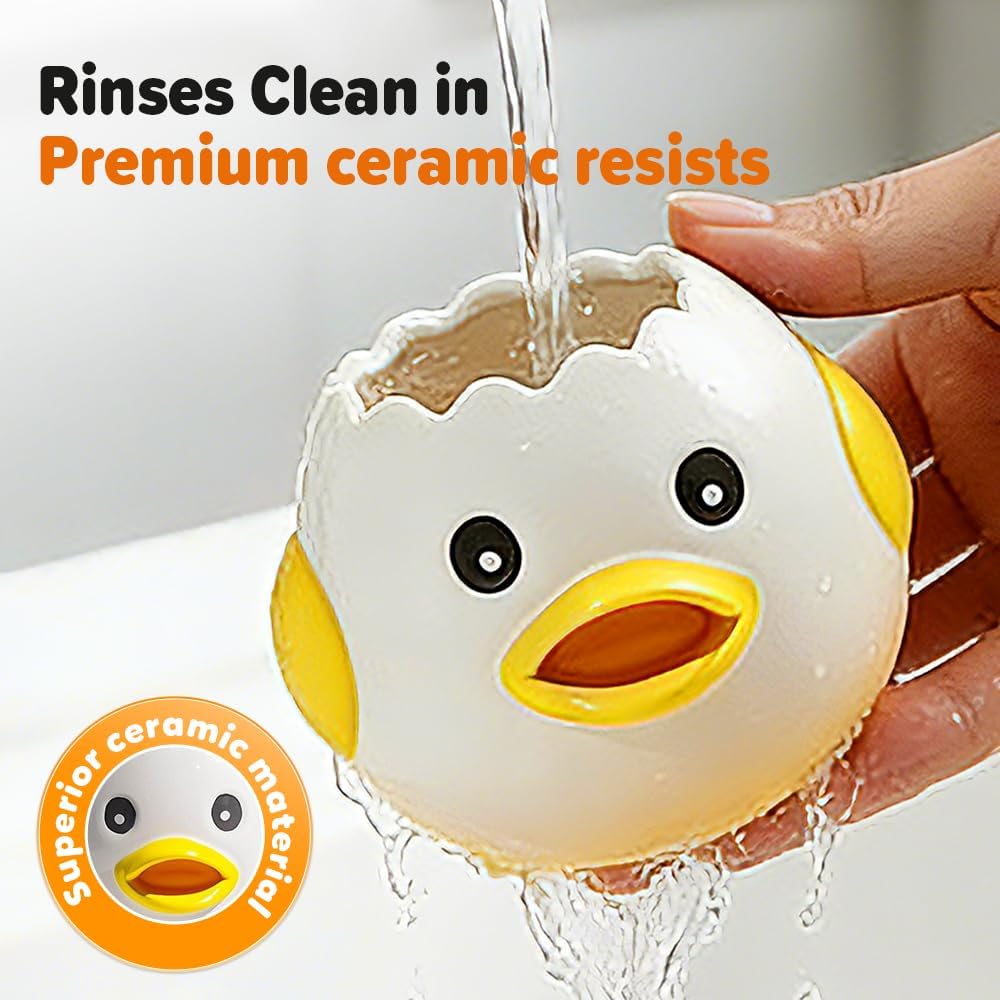 Cartoon Egg White Separator, Practical and Simple Ceramic Egg Separator, Suitable for Kitchen Baking Small V1258-DP02-F-56