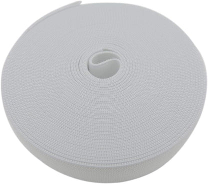 3/5 Inch by 43 Yard White Sewing Elastic Band Spool Heavy Stretch High Elasticity Knit Elastic Band V1258-DP02-F-573