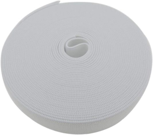 3/5 Inch by 43 Yard White Sewing Elastic Band Spool Heavy Stretch High Elasticity Knit Elastic Band V1258-DP02-F-573