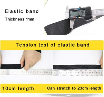 3/5 Inch by 43 Yard White Sewing Elastic Band Spool Heavy Stretch High Elasticity Knit Elastic Band V1258-DP02-F-573