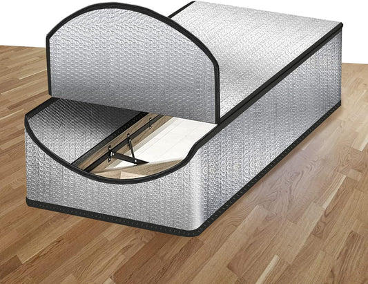 Attic Stairs Insulation Cover Tent Premium Energy Saving, 25"x54"x11" for Pull Down Stairs, Double Bubble V1258-DP02-F-580
