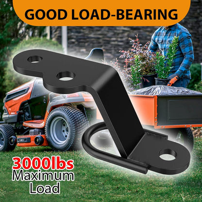 ATV/UTV Three-Way Hitch, Heavy Duty Universal ATV Hitch Attachments, 3000lbs Maximum Load V1258-DP02-F-581
