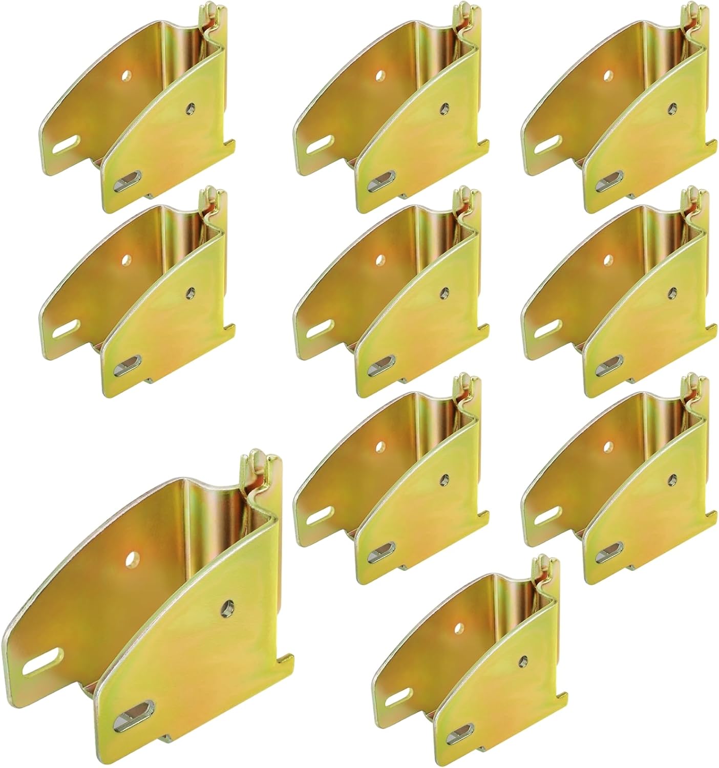 E-Track Wood Beam End Socket Accessories, Zinc-Coated Steel, Fit with 2x4 2x6, Add Removable Load Lock Bars V1258-DP02-F-582