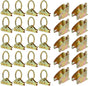 E-Track Wood Beam End Socket Accessories(10pcs) and E-Track O Ring Tie-Down Anchors(20pcs) V1258-DP02-F-585