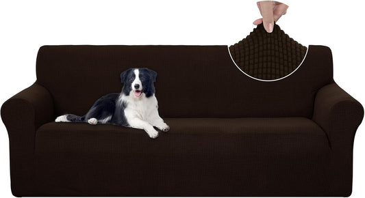Stretch Couch Cover Sofa Cover Washable Sofa Slipcover Furniture Protector for 3 Chion Couch Sofa Pet V1258-DP02-F-590