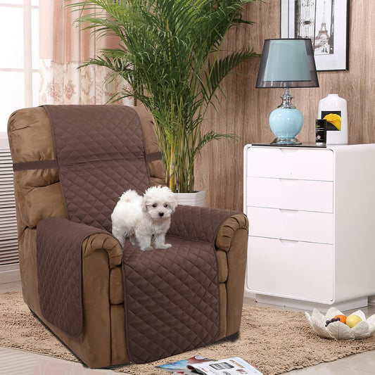 UNICE Home Reversible Sofa Cover Bundle Chair Cover(Sofa+Chair, Coffee) V1258-DP02-F-603