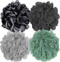 Loofah Bath Sponge Shower Loofa Bath Puff Body Scrubber Exfoliating Soft Premium 4 Pack V1258-DP02-F-613
