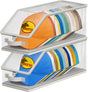 2PCS Stackable Hat Storage for Baseball Caps, Clear Hat Organizer for Closet Holds up to 24 Caps, Men's Hat V1258-DP02-F-618