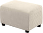 Ottoman Cover Slipcover Rectangle Fit Length 29'-34' Footrest Sofa Slipcovers Stool Cover Footstool Protector V1258-DP02-F-627