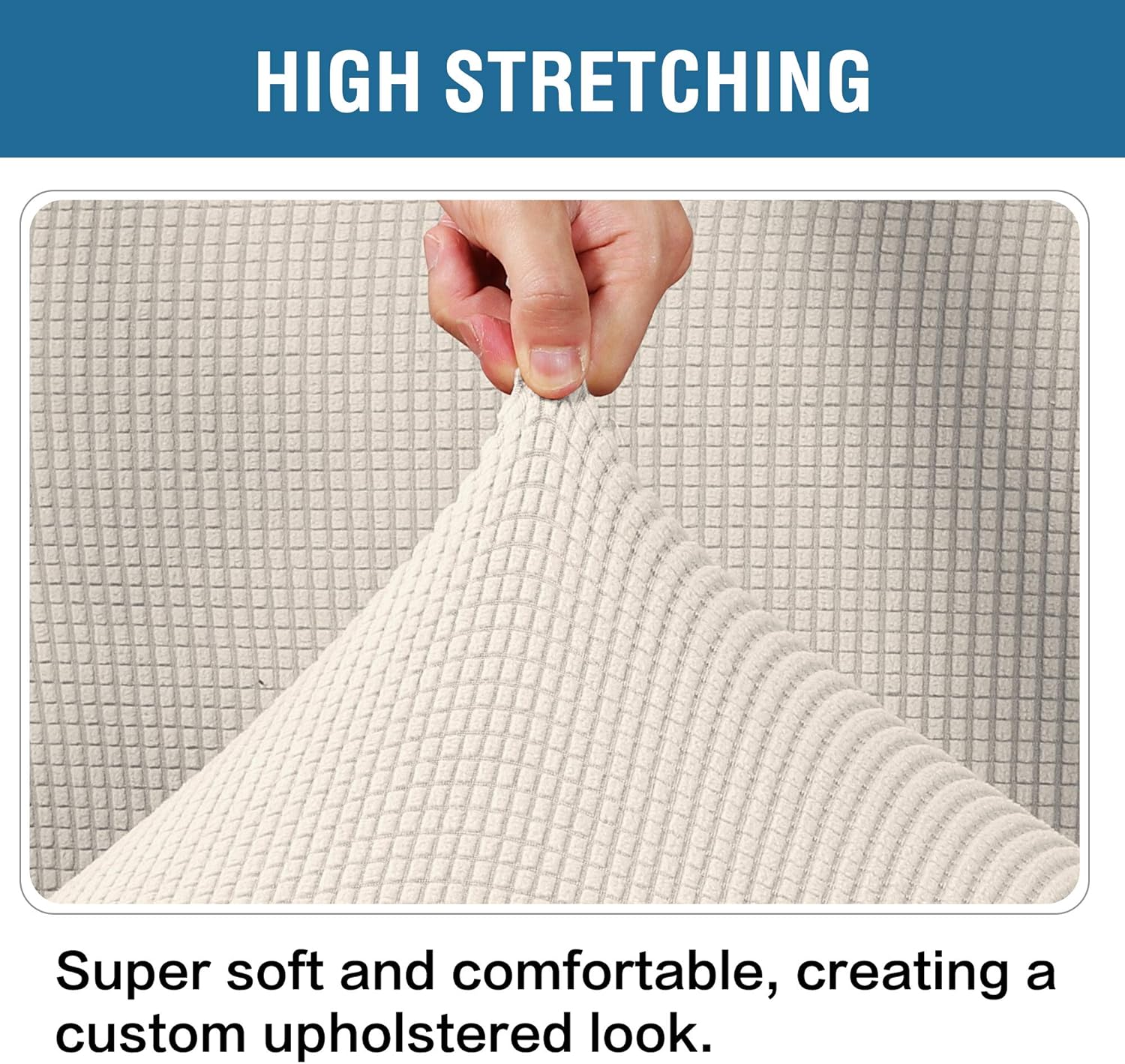Ottoman Cover Slipcover Rectangle Fit Length 29'-34' Footrest Sofa Slipcovers Stool Cover Footstool Protector V1258-DP02-F-627