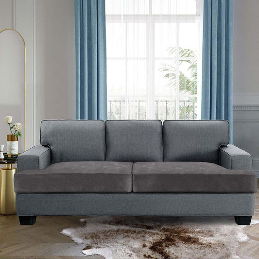 Stretch Velvet 2 Piece T Chion Sofa Slipcovers - Individually Fitting Chion Covers for 2 Chion Couch - Stay V1258-DP02-F-649