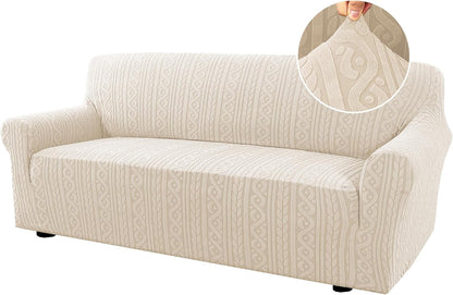 Sofa Cover 1 Piece Stretch Sofa Slipcovers Non Slip Sofa Cover with Elastic Bottom Washable for Kids, Pets V1258-DP02-F-658