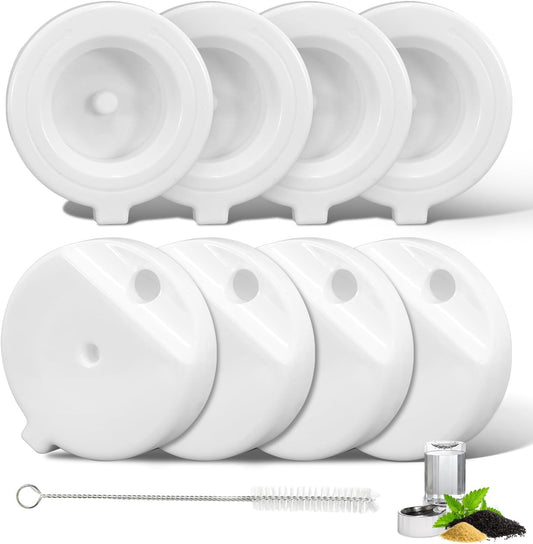 8Pcs Gravity Pet Water Fountain Filters, Automatic Pet Waterer Replacement Filters for 3.6L/4.6L/6L/8L Dog V1258-DP02-F-66