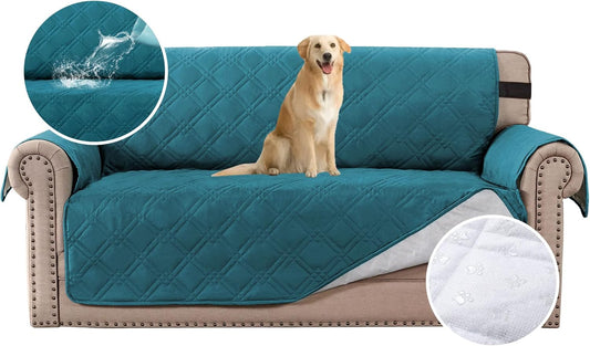100% Waterproof Sofa Slipcover Washable Loveseat Cover for 2 Chion Cover Non-Slip Furniture Protector with V1258-DP02-F-663
