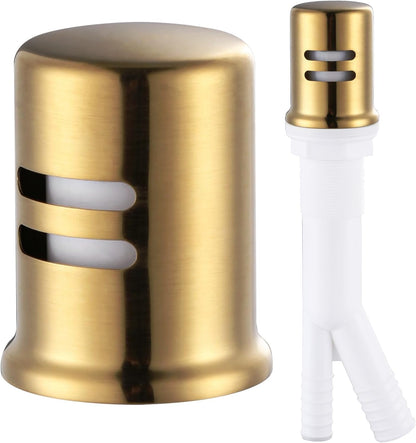 Dishwasher Air Gap Cover, Dishwasher Air Gap Cap for Kitchen Sink, Solid Brass Dishwasher Overflow Vent Cap V1258-DP02-F-70