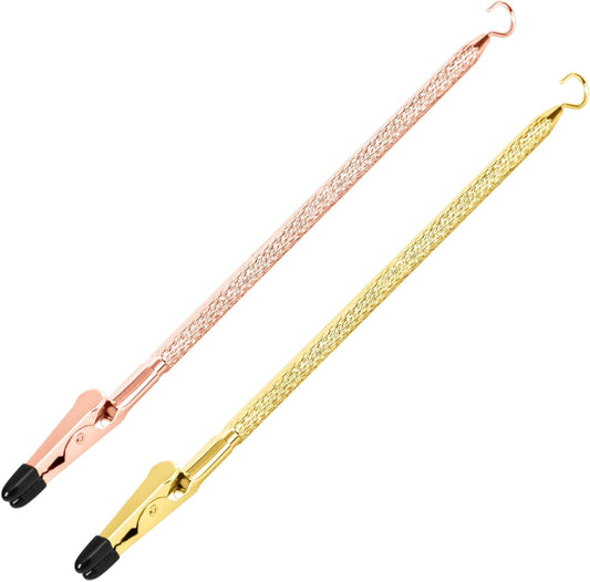 Bracelet Helper Tool with Hook - Fastener Helper Tool for Bracelet, Necklace, Jewelry, Watch - Rose, Gold, V1258-DP02-F-719