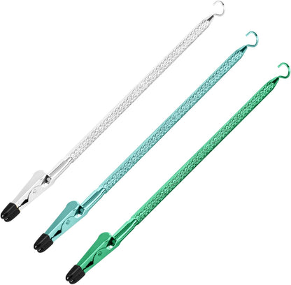 Bracelet Helper Tool with Hook - Fastener Helper Tool for Bracelet, Necklace, Jewelry, Watch - Silver, Teal, V1258-DP02-F-720