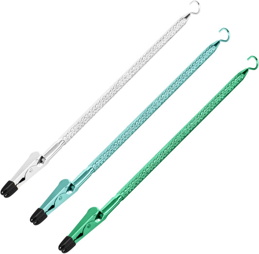 Bracelet Helper Tool with Hook - Fastener Helper Tool for Bracelet, Necklace, Jewelry, Watch - Silver, Teal, V1258-DP02-F-720