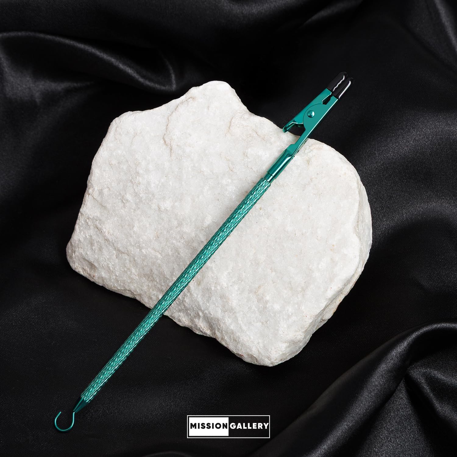 Bracelet Helper Tool with Hook - Fastener Helper Tool for Bracelet, Necklace, Jewelry, Watch - Silver, Teal, V1258-DP02-F-720