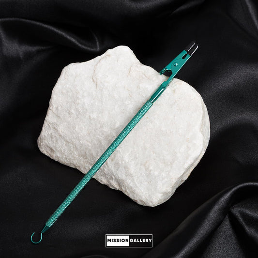 Bracelet Helper Tool with Hook - Fastener Helper Tool for Bracelet, Necklace, Jewelry, Watch - Silver, Teal, V1258-DP02-F-720