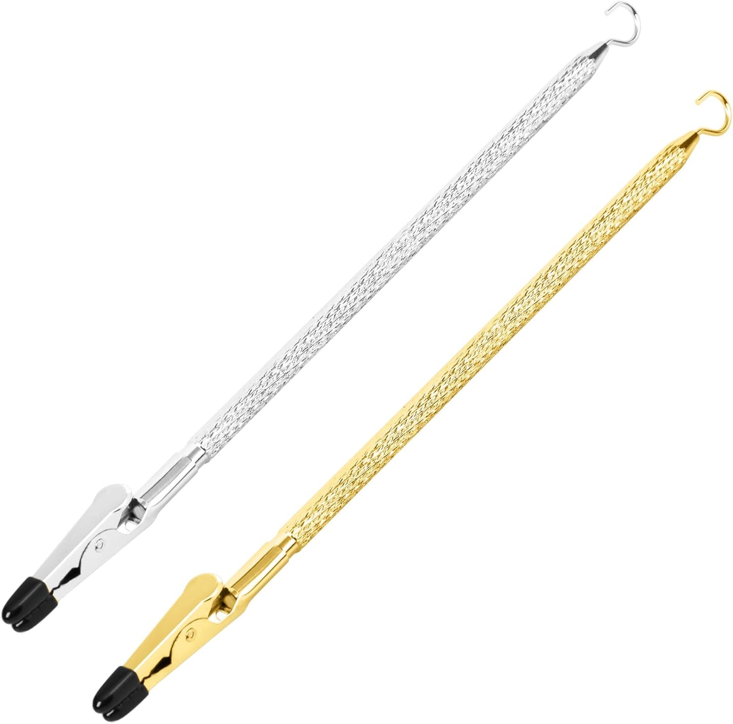 Bracelet Helper Tool with Hook - Fastener Helper Tool for Bracelet, Necklace, Jewelry, Watch - Silver, Gold, V1258-DP02-F-721